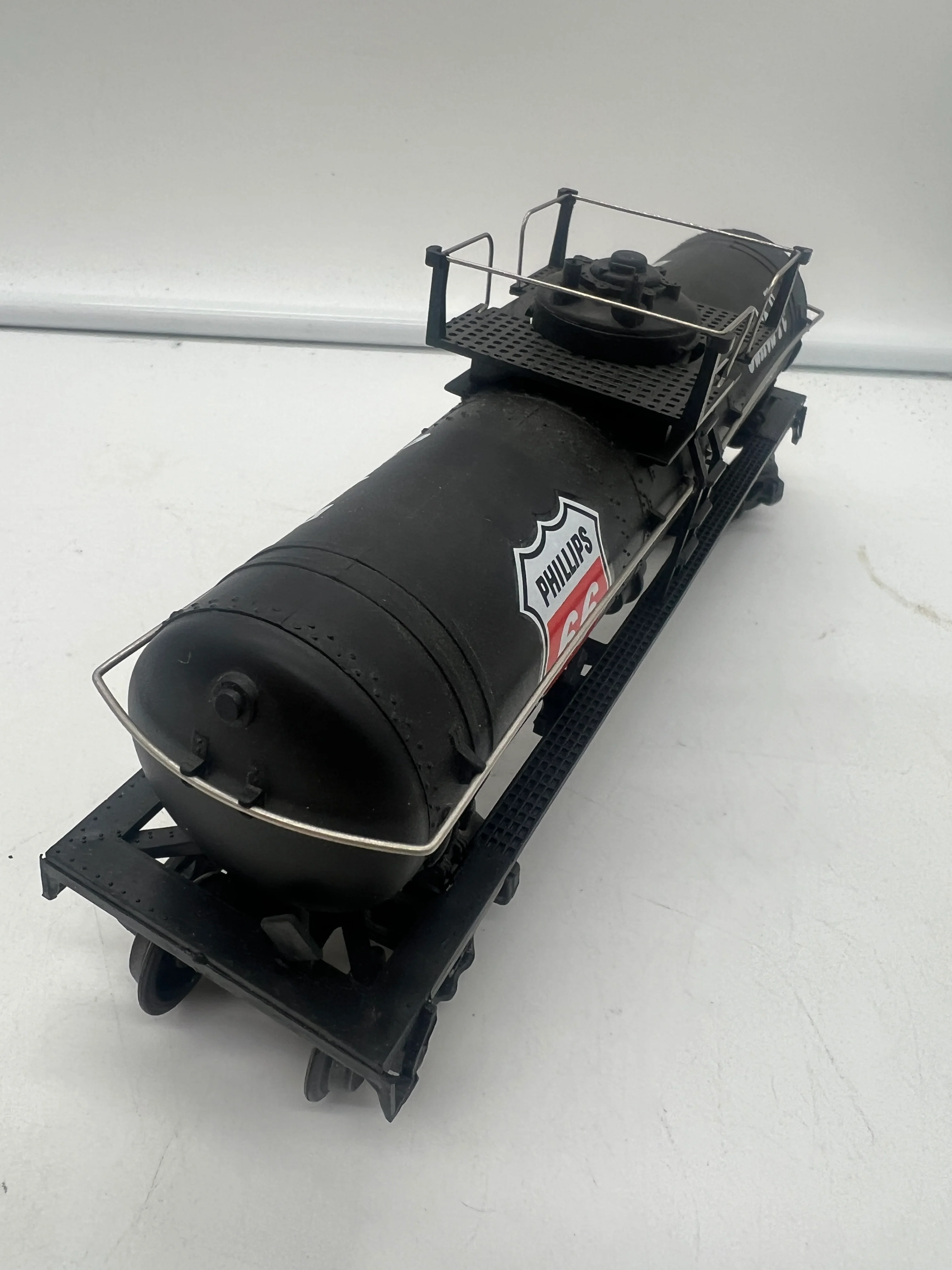 K-Line K5005 SANTA FE PHILLIPS 66 TANK  CAR O SCALE Used Excellent - Image 3