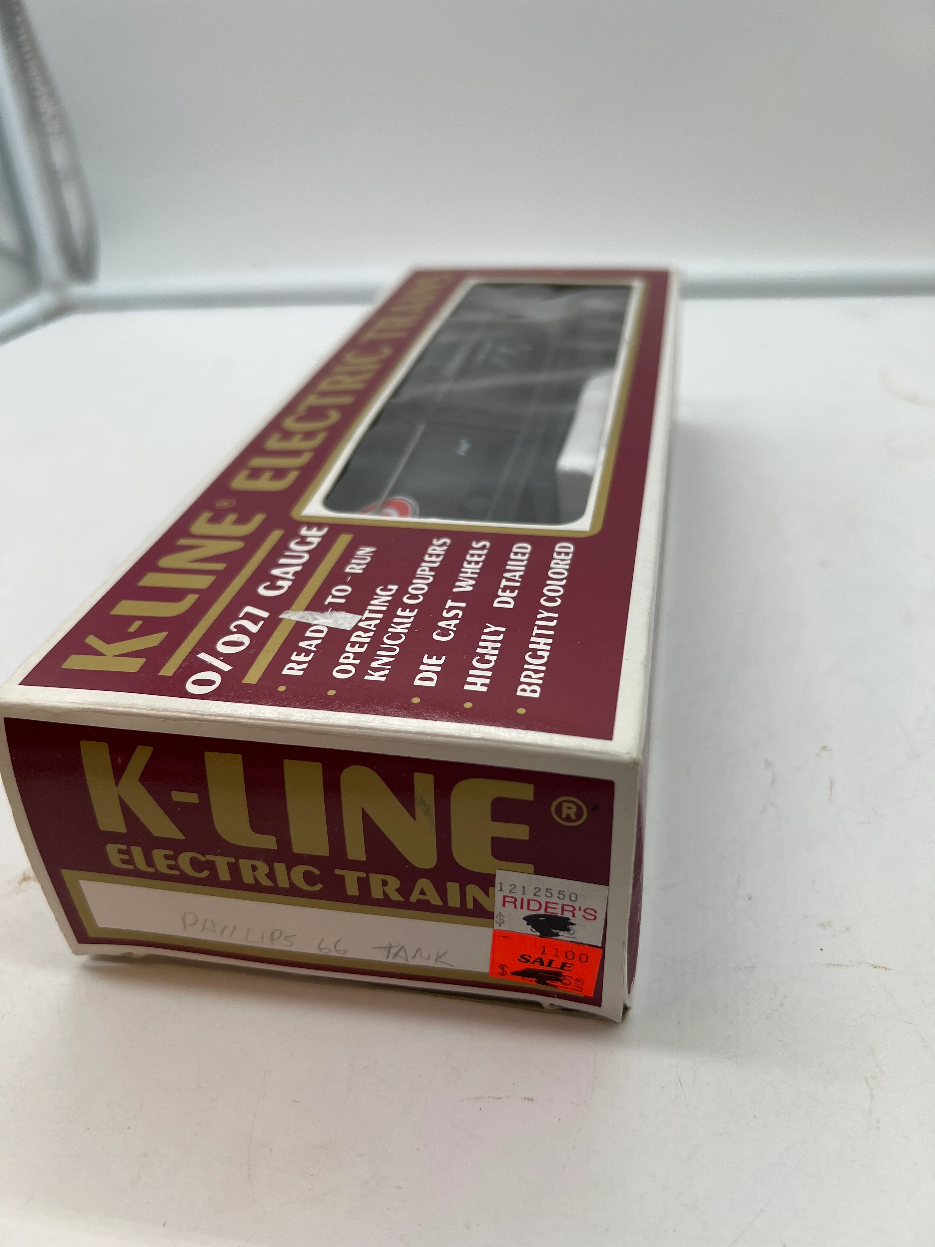 K-Line K5005 SANTA FE PHILLIPS 66 TANK  CAR O SCALE Used Excellent - Image 9
