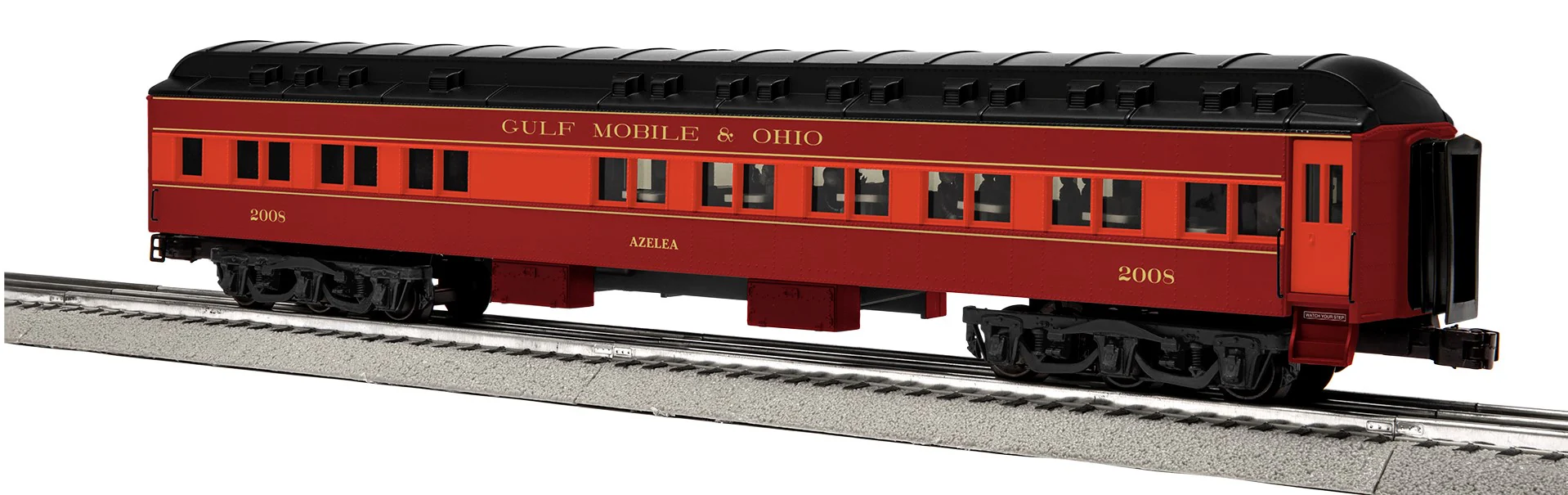 Lionel 2133390 Gulf Mobile & Ohio GM&O PA AA Set Legacy #290/291 with 2127490 Passenger 2 Pack A 2127500 Passenger 2 Pack B Passenger 2127510 Passenger 2 pack C and 2127520 StationSounds Diner car BTO o scale - Image 6