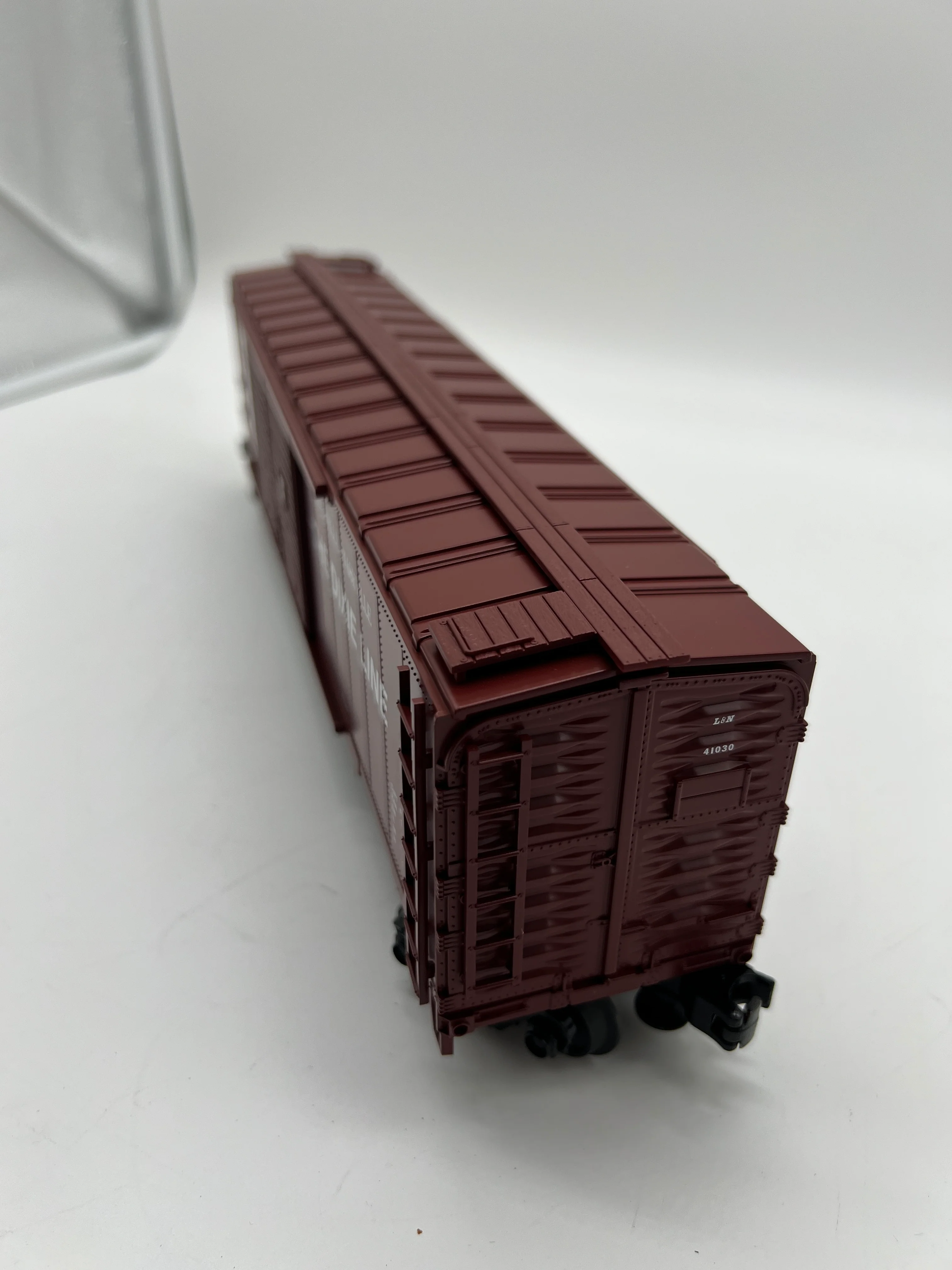 MTH 20-93013  Louisville and Nashville 50' double door boxcar #41030 O SCALE Like New - Image 4