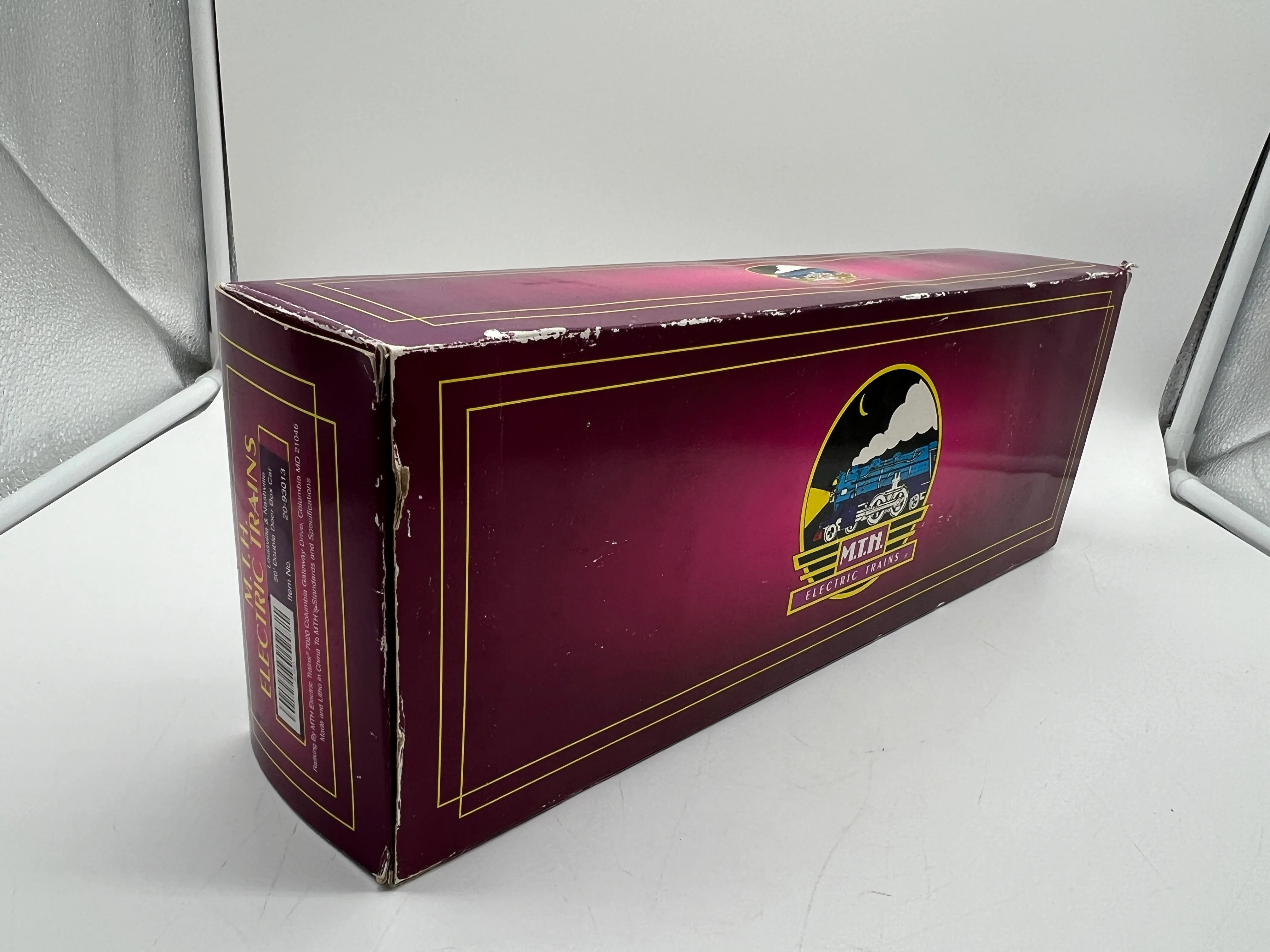 MTH 20-93013  Louisville and Nashville 50' double door boxcar #41030 O SCALE Like New - Image 7