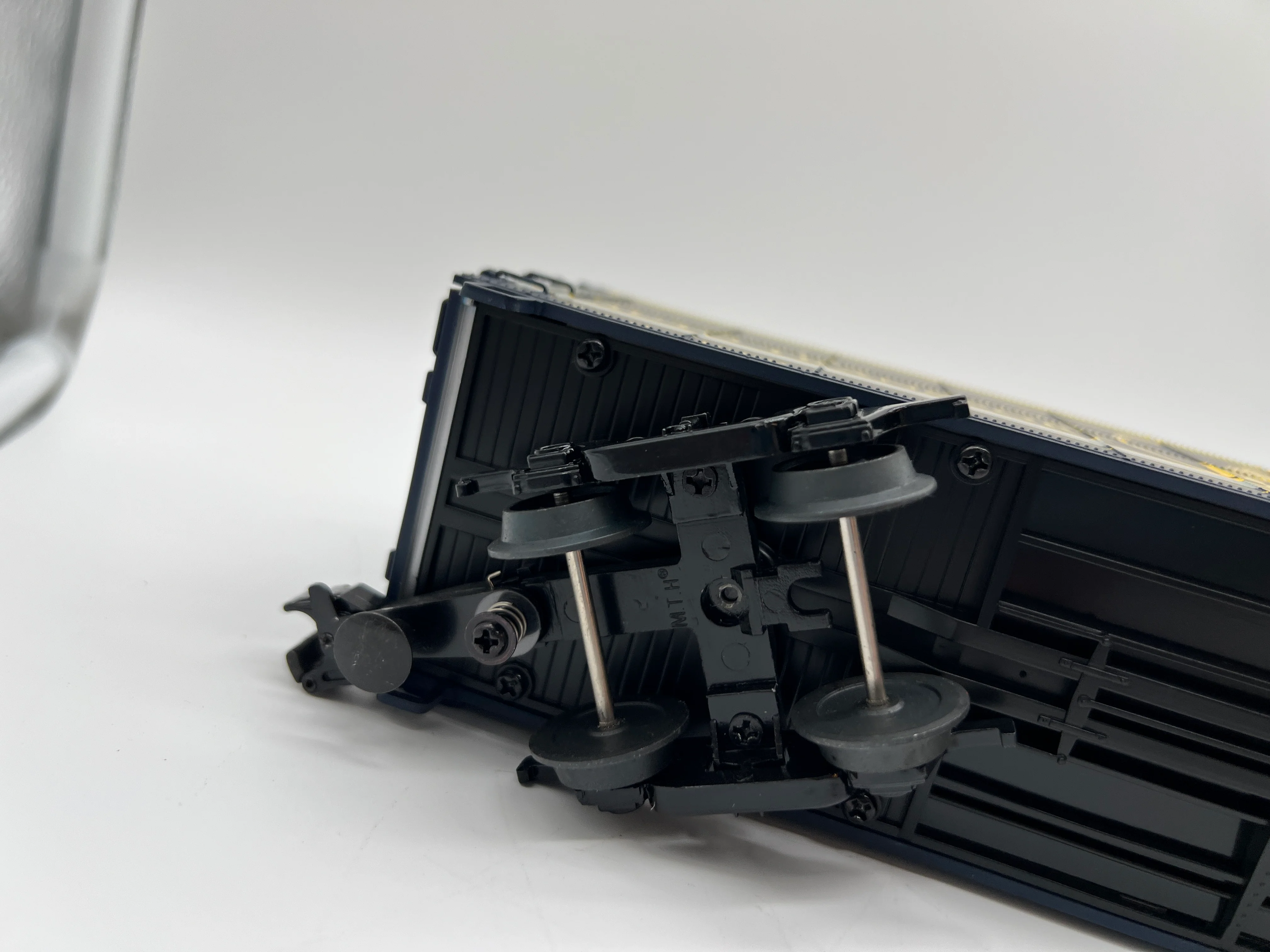 MTH Premier 20-98347 Baltimore & Ohio 75' AutoTrain Auto Carrier #1002. O SCALE Like New Limited Rare - Image 10