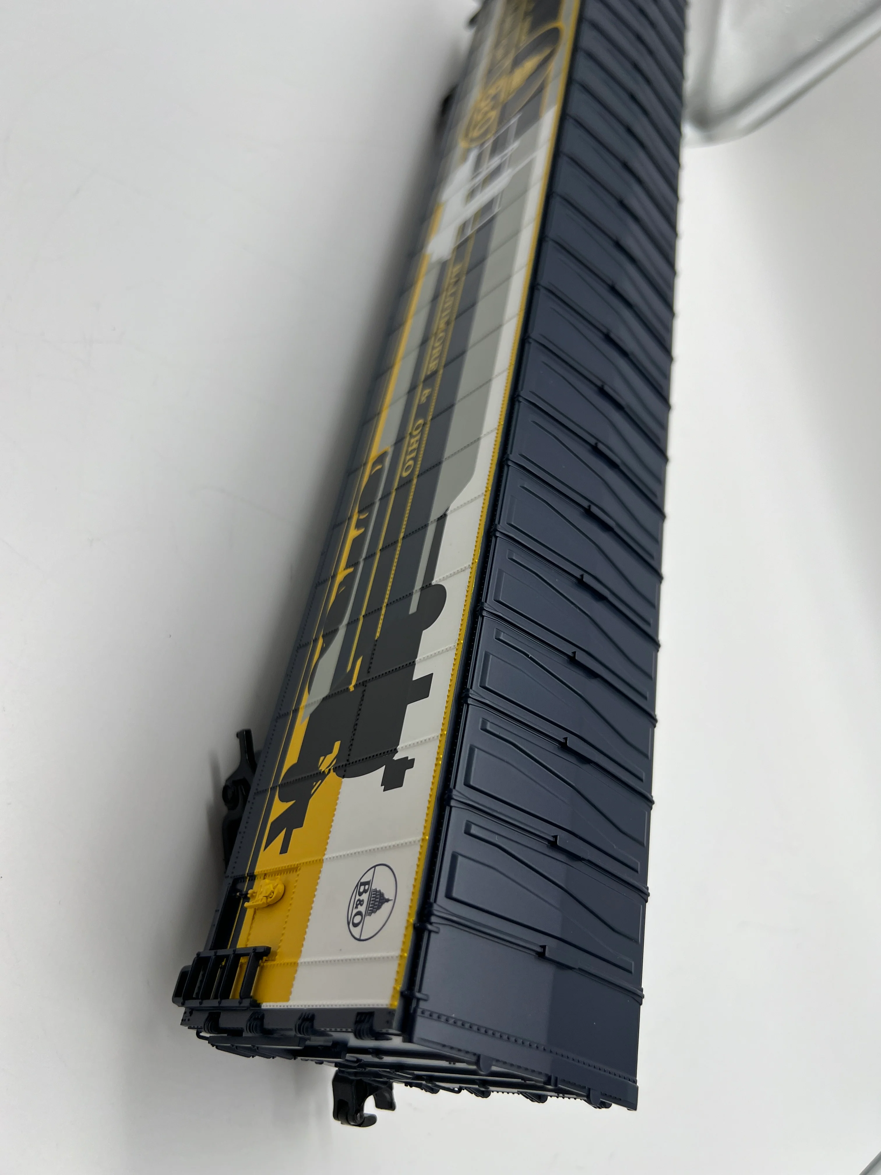 MTH Premier 20-98347 Baltimore & Ohio 75' AutoTrain Auto Carrier #1002. O SCALE Like New Limited Rare - Image 8